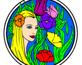 Coloring page Princess of the forest 3 painted byholly 2k11
