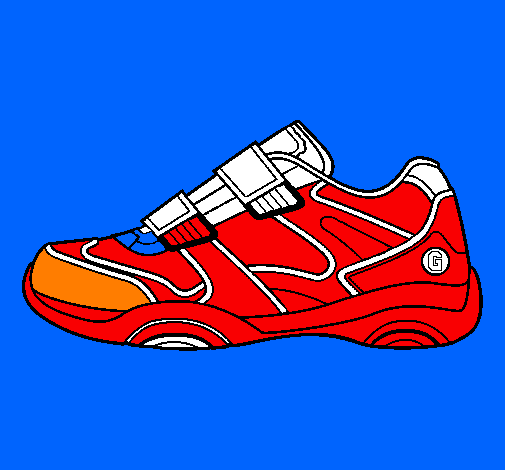 Coloring page Sneaker painted byraul