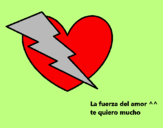 Coloring page Fuerza del amor painted bykakay