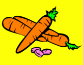 Coloring page Carrots II painted bysnupy             