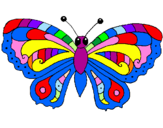 Coloring page Butterfly painted bymarla