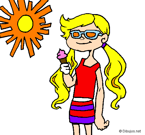 Coloring page Summer 2 painted byHeaven