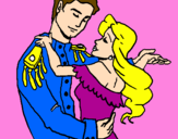 Coloring page Royal dance painted bydayana