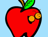Coloring page Apple III painted by~ Lejla  ~