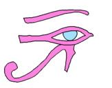 Coloring page Eye of Horus painted byamira best
