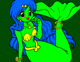 Coloring page Mermaid painted bycodyfdjtrjklgjil