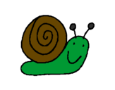 Coloring page Snail 4 painted byDusha