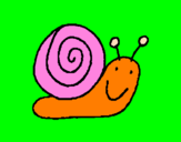 Coloring page Snail 4 painted bychristina