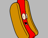 Coloring page Hot dog painted byDieguinho