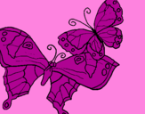 Coloring page Butterflies painted byeudezeeiisoraeucolocois/