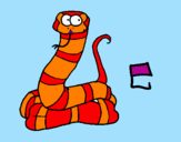 Coloring page Snake painted byAYLENPONCE