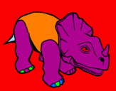 Coloring page Triceratops II painted by*riki*<3
