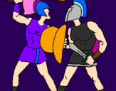 Coloring page Gladiator fight painted byAYLENPONCE