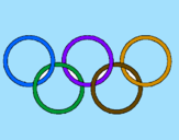 Coloring page Olympic rings painted byaurora8012
