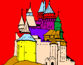 Coloring page Medieval castle painted by*riki*<3