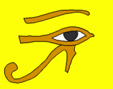 Coloring page Eye of Horus painted byMilica