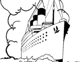 Coloring page Steamboat painted bya