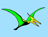 Coloring page Pterodactyl painted bypacoo1