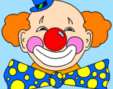 Coloring page Clown with a big grin painted byJorge21