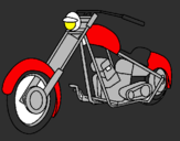 Coloring page Motorbike painted bykenny 