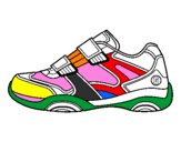 Coloring page Sneaker painted byisaquejv