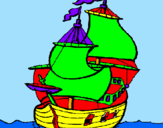 Coloring page Ship painted bywendreu