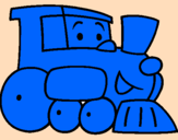 Coloring page Train painted bymiguel