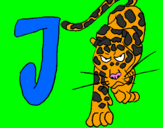 Coloring page Jaguar painted byMilica
