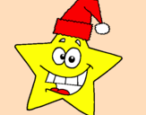 Coloring page christmas star painted bymathusha