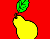 Coloring page pear painted byMilica