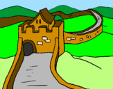 Coloring page The Great Wall of China painted byFFFDoso