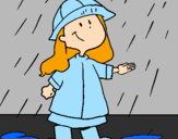 Coloring page Rain painted bylianna