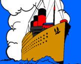 Coloring page Steamboat painted byrex