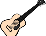 Coloring page Spanish guitar II painted byKENNY