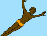 Coloring page Jump painted byAdrian -