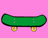 Coloring page Skateboard II painted byisaquejv