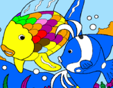 Coloring page Fish painted bynrw