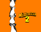 Coloring page Madagascar 2 Penguins painted byabbey