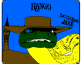 Coloring page Rattlesmar Jake painted bydavid