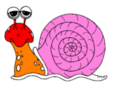 Coloring page Snail painted byisaquejv