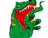 Coloring page Velociraptor II painted byrudy