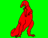 Coloring page Tyrannosaurus rex painted byhjighiyui