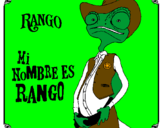 Coloring page Rango painted byisak