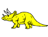 Coloring page Triceratops painted byhjighiyui