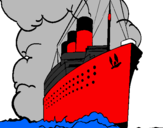 Coloring page Steamboat painted byl dragoa