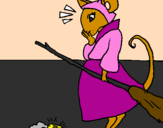 Coloring page The vain little mouse 2 painted byicha