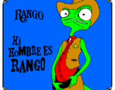 Coloring page Rango painted bylucas