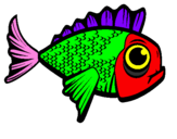 Coloring page Fish 2 painted byFishy washy