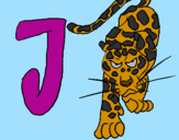 Coloring page Jaguar painted bykhia