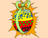 Coloring page Shiny Easter egg painted byyoshi